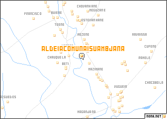 map of Aldeia Comunais Uambjana