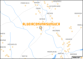 map of Aldeia Comunais Unguca