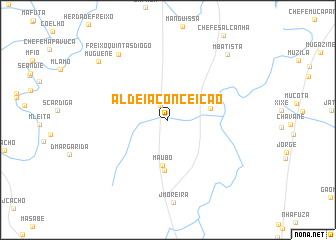 map of Aldeia Conceição