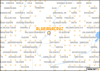 map of Aldeia da Cruz