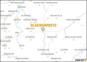 map of Aldeia da Ponte