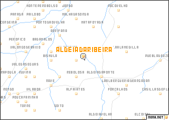 map of Aldeia da Ribeira