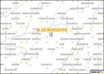 map of Aldeia da Serra