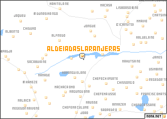 map of Aldeia das Laranjeras