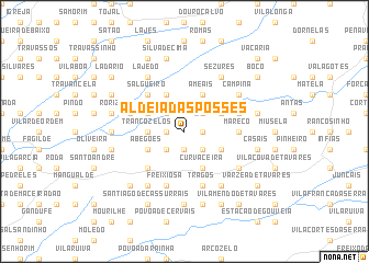 map of Aldeia das Posses