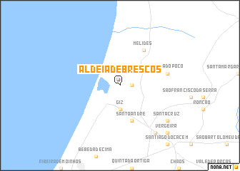 map of Aldeia de Brescos