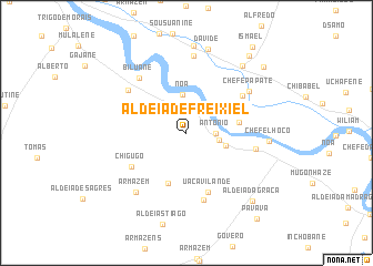 map of Aldeia de Freixiel