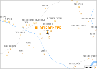 map of Aldeia Demera