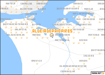 map of Aldeia de Paio Pires