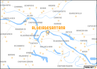 map of Aldeia de Santana