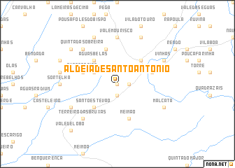 map of Aldeia de Santo António