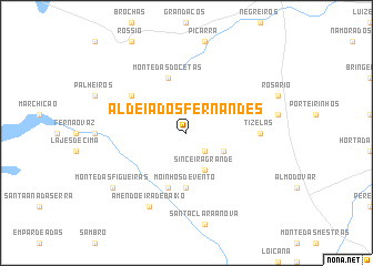 map of Aldeia dos Fernandes