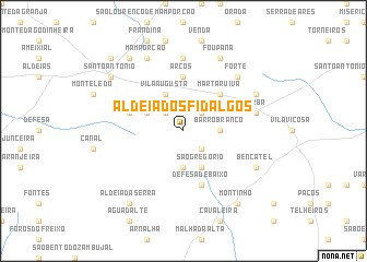 map of Aldeia dos Fidalgos