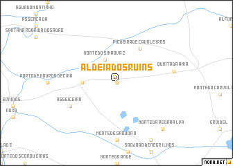 map of Aldeia dos Ruins