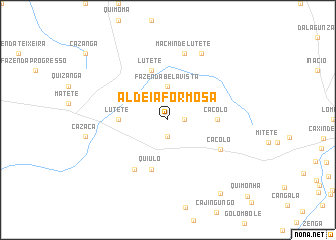 map of Aldeia Formosa