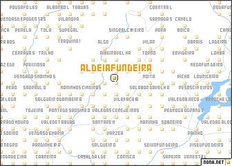 map of Aldeia Fundeira