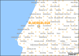 map of Aldeia Galega