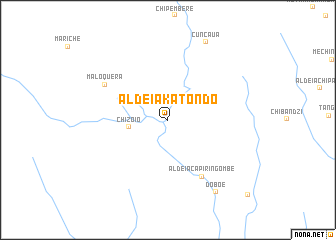 map of Aldeia Katondo