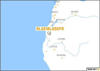 map of Aldeia Lusefa