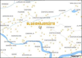 map of Aldeia Majongota