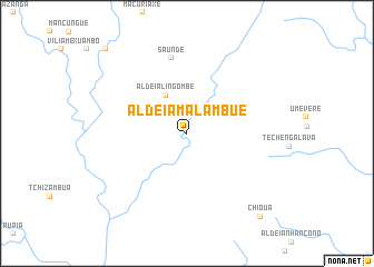 map of Aldeia Malambue