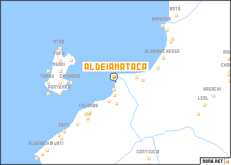 map of Aldeia Mataca