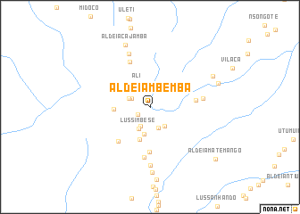 map of Aldeia Mʼbemba