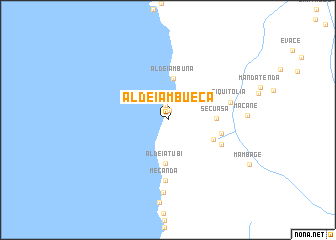 map of Aldeia Mbueca