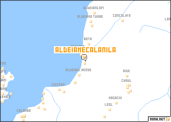map of Aldeia Mecalanila