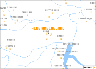 map of Aldeia Melo Egidio