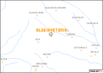 map of Aldeia Metonia