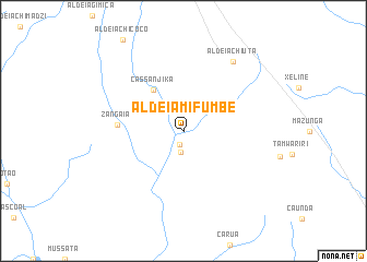 map of Aldeia Mifumbe