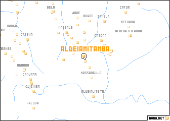 map of Aldeia Mitamba