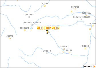 map of Aldeia Mpeia