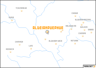 map of Aldeia Mpuephue