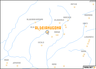 map of Aldeia Mugoma