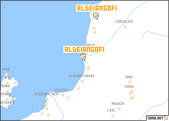 map of Aldeia Ngofi