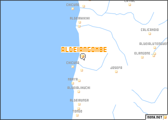 map of Aldeia Ngombe