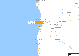 map of Aldeia Ngonha