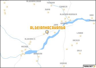 map of Aldeia Nhacawanda