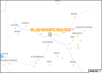 map of Aldeia Nhancadenga