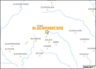 map of Aldeia Nhancono