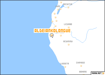 map of Aldeia Nkolongue