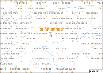 map of Aldeia Nova