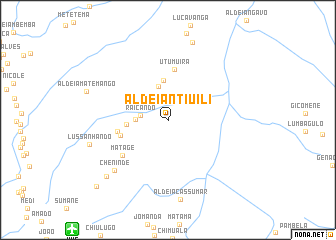 map of Aldeia Ntiuili