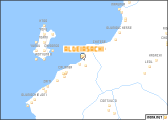 map of Aldeia Sachi