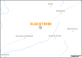 map of Aldeia Tombo