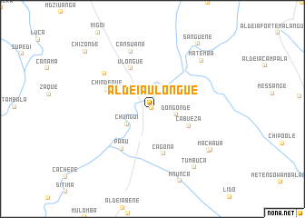 map of Aldeia Ulongué