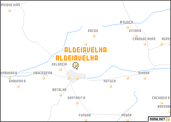 map of Aldeia Velha