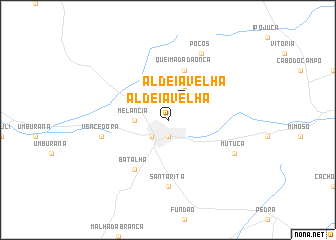 map of Aldeia Velha